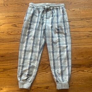 True Grit Plaid Lounge Jogger Pants, XL